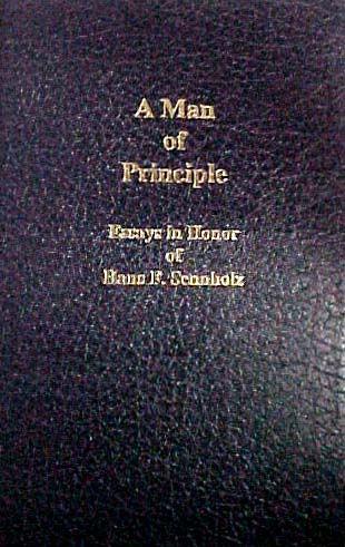 A Man of Principle: Essays in Honor of Hans F. Sennholz